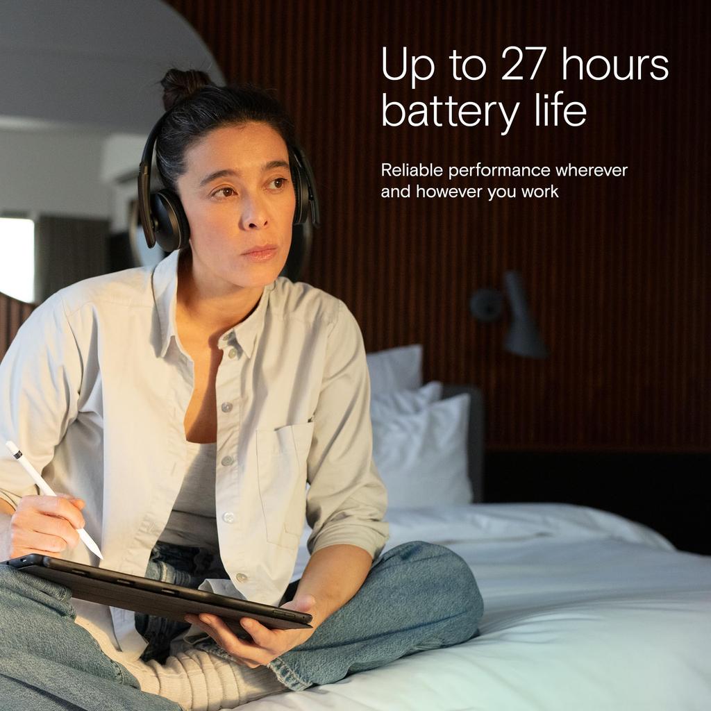 EPOS ADAPT 260 Wireless Bluetooth Headset Comfortable Black - Noise-Canceling Microphone, Multi-Device Connectivity, Long-Lasting Playback, Fit,