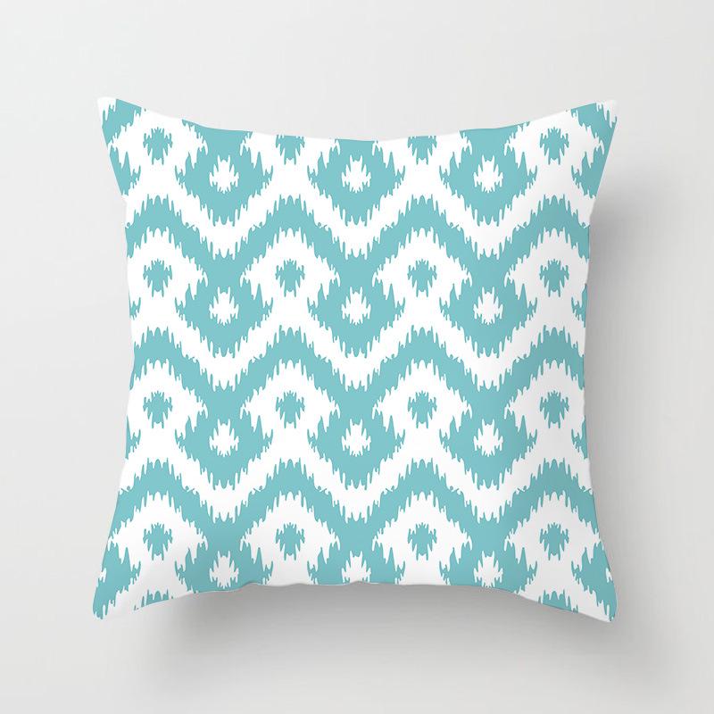 American Pattern Geometric Pillowcase Home Sofa Cushion Pillowcase