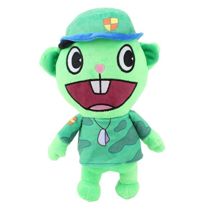 Adorable Flippy Plush Toy Ultra-soft Short Plush Military Bear Happy Tree Friends