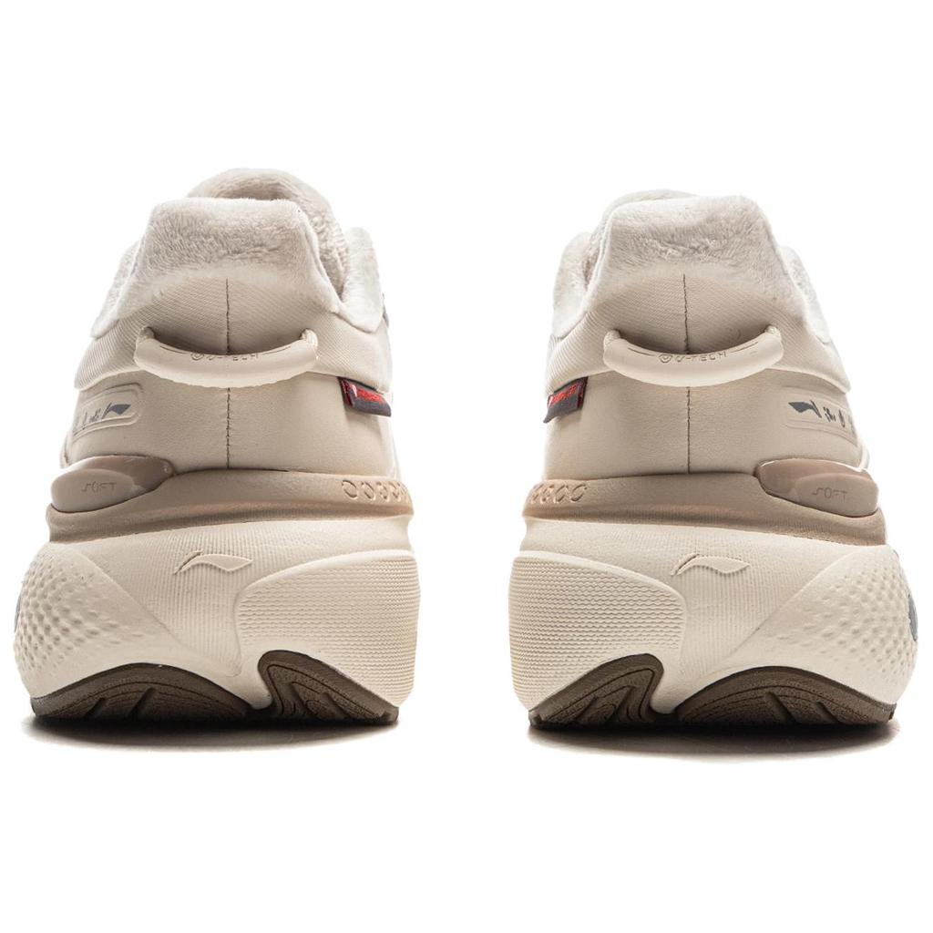 Li-Ning Soft Plus 2 Fleece Simple Comfortable Versatile Durable Lightweight Low-Top Lifestyle Casual Shoes Women sneaker AGLV148-1