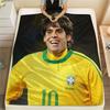 Brazilian footballer Kaká pattern Flannel Blanket, High quality Comfortable for All Seasons, Home Decor, Warmth and Comfort, Perfect for Gifts.