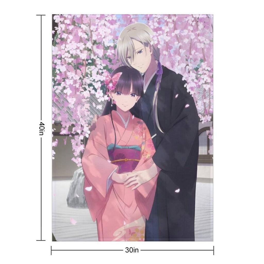 My Happy Marriage Throw Blanket Shaggy halloween christmas gifts Fashion Sofas Blankets