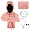 Cloak Costume Cape with Damaged Scarf Cosplay Prop for Men Women Adults Halloween - for Halloween Parties and Cosplay Events