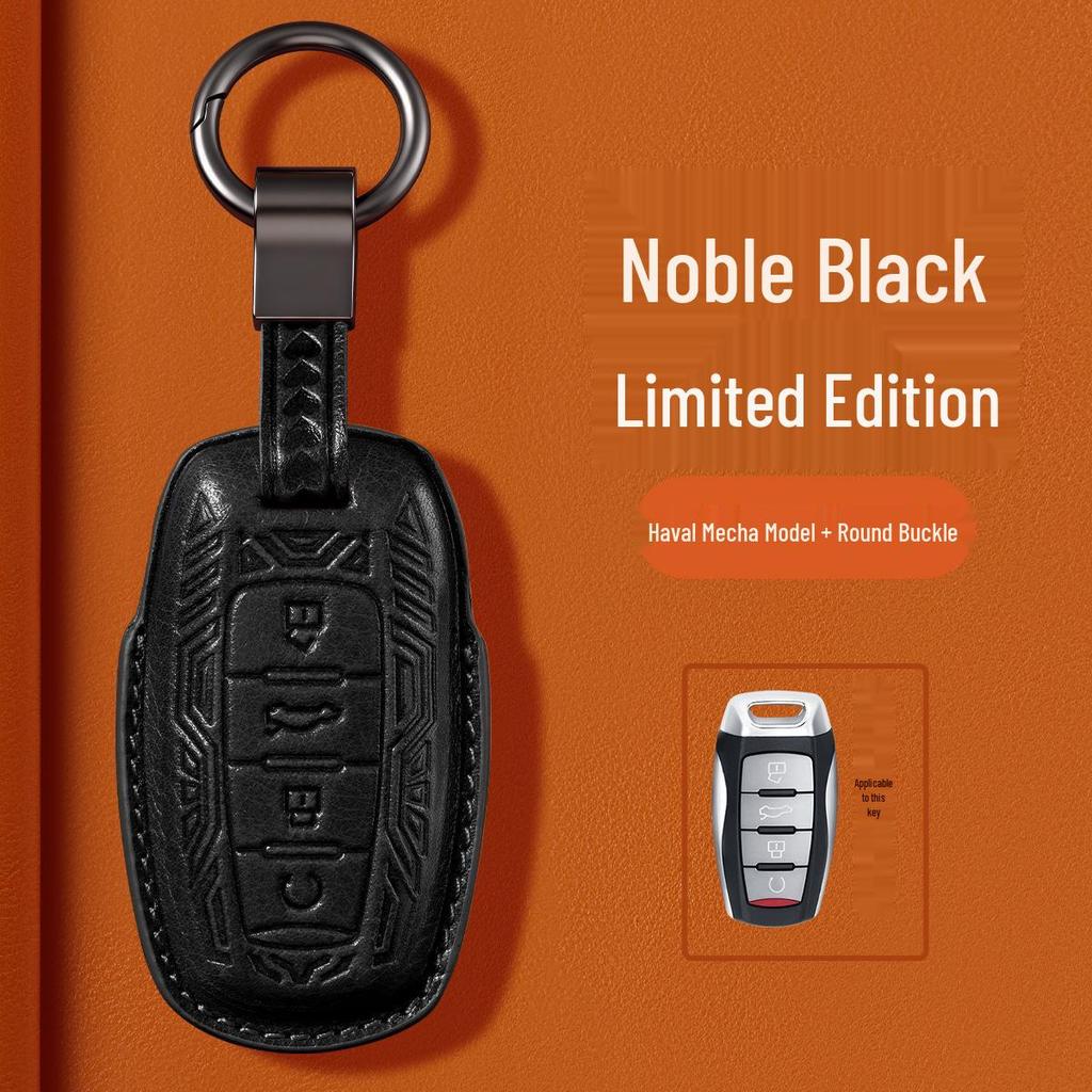 Haval Key Case: Genuine Leather Protective Shell for H6, H6s, H2, M6, H9, Red Rabbit, Big Dog, F7x Models