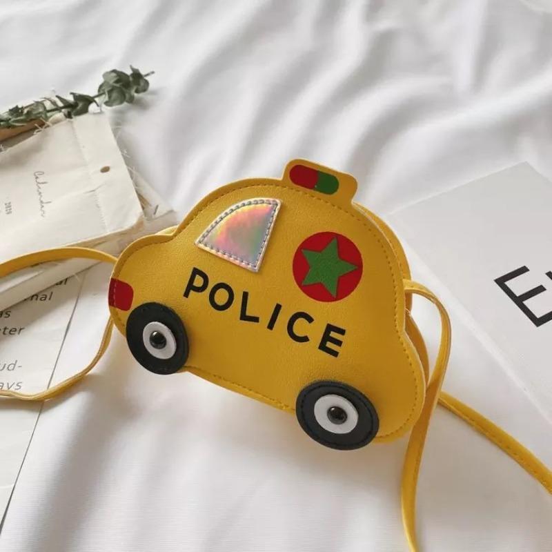 Cartoon car children's messenger bag 2025 new cute boys and girls shoulder bag decoration change gift bag trend