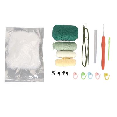 Owl Crocheting Animals Kits for Beginners with Yarn Crochet Hook Stuffing DIY Learn To Crochet