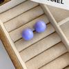 Dopamine Small Fresh Candy Ball Stud Earrings Women'S Summer Temperament Commuter Earrings Senior Sense Earrings