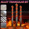 3/4/5/6/7/8/10/12Multifunctional Glass Metal Tile Drill Bit Triangle Diamond Drill Set Ceramic Concrete Brick Wood Punching Hole Saw Drill