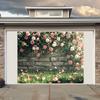 One piece: pink flower wall party decoration background garden natural scenery photography background wedding background