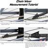 Lightweight Bike Chain Checker Tool Aluminum Alloy Chain Wear Checker  Mountain Bike Repair