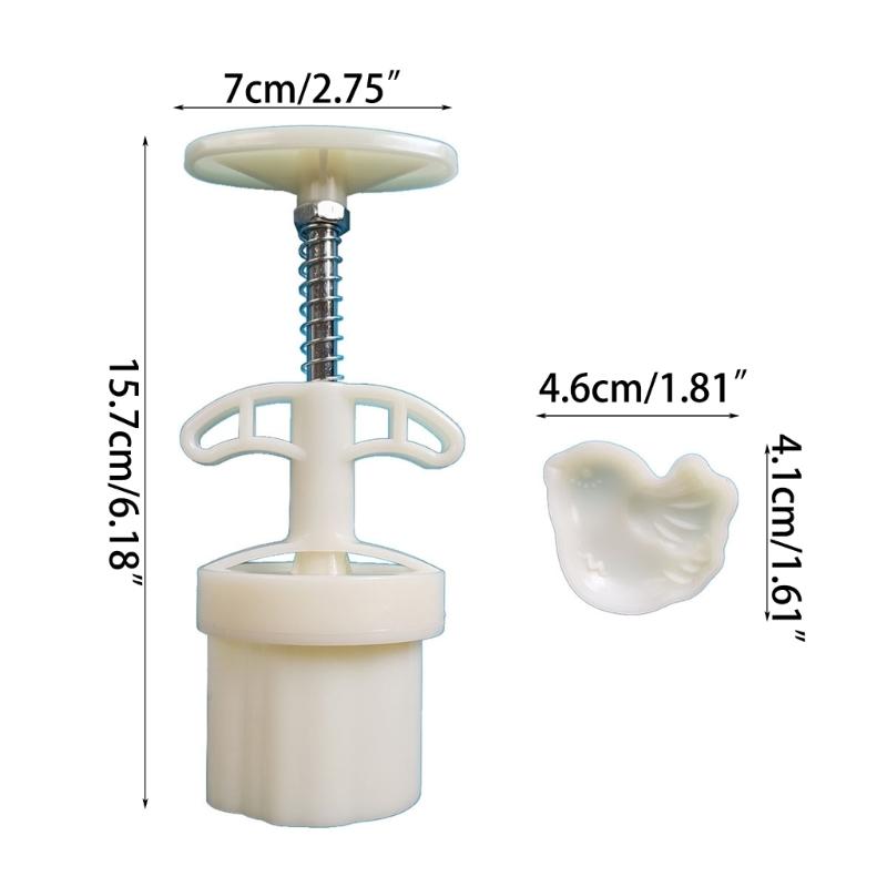 Hand Pressure Pigeon Fondant Mooncake Mould Press Cookie Cutter Baking Tool
