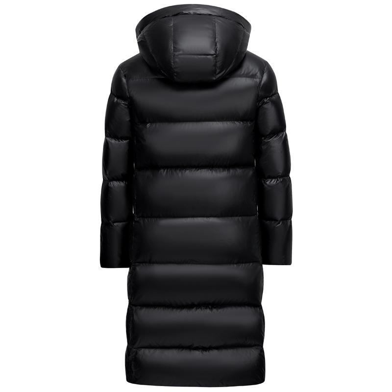 Unisex Mode X-Lang Dunjakker til Mænd og Kvinder Vinter Overfrakke Høj Kvalitet Mærke Herre Pufferjakker Med Hætte Tyk Varm Vinter Parkas