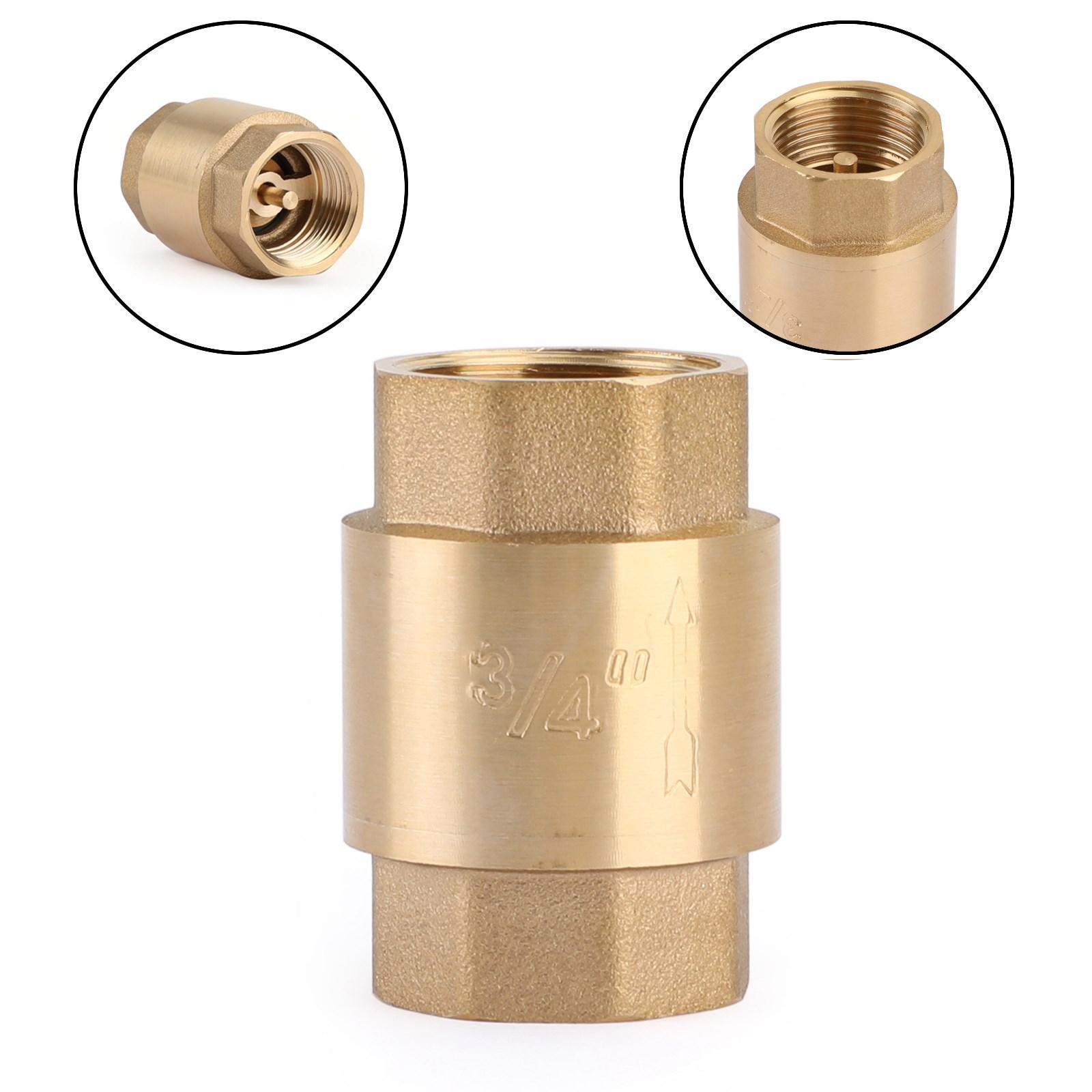 

DN20 3/4 NPT Внутрішній зворотний клапан Латунний З пружиною Вставний 200PSI