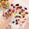 10Pcs Tiny Tri-Layered Tassels 1.6" Mini Tassel Bag Charm Bohemian Keychains Handmade Tassel Keychain for DIY Projects