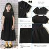 WUOWU Perfect for Memorial and Everyday and Winter Girls' Dress, Kids', Black, Services, Weddings, Funerals, Wear, Spring, Summer, Autumn,