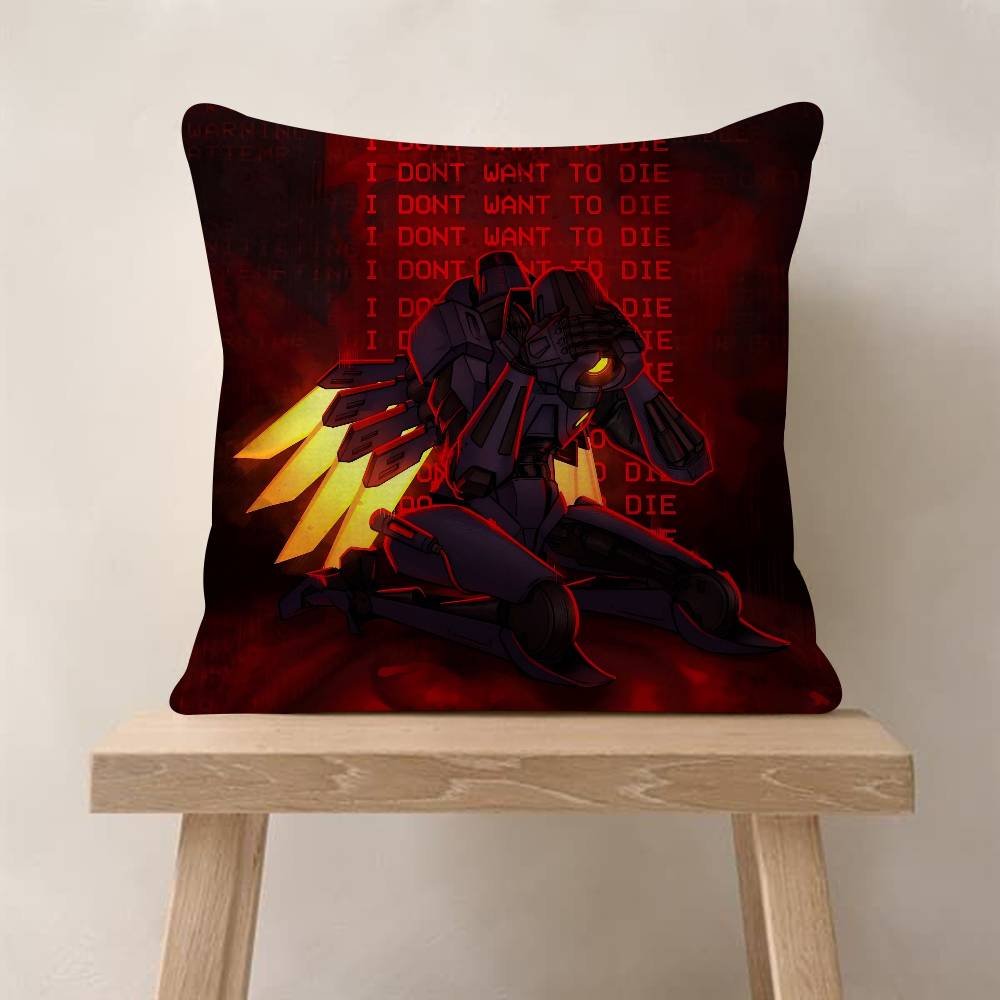 Ultrakill Shooting Game Pillow Gift Home Office Decoration Bedroom Sofa Car Cushion Cover Case 45x45