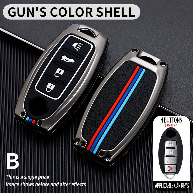 Applicable To The 14th Generation Xuanyi Key Set 2023 Teana Qashqai Qijun Jinke Tuda Car Case Buckle