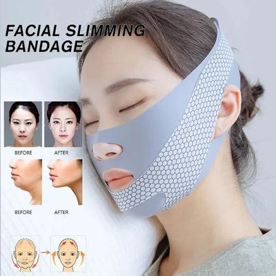 Lifting facial con banda adelgazante para el rostro que se adapta al sueño, moldeador en forma de V, vendaje de relajación, moldeador facial, reducción de papada, masaje facial con banda adelgazante