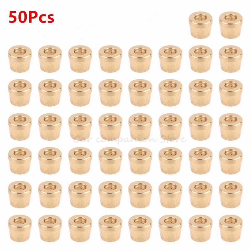 50Pcs/10Pcs/5/1Pc Durable Olive Inserts AN3 Hose End Hose Connector Metal Fitting for Brake System Motorbike Modification Tools