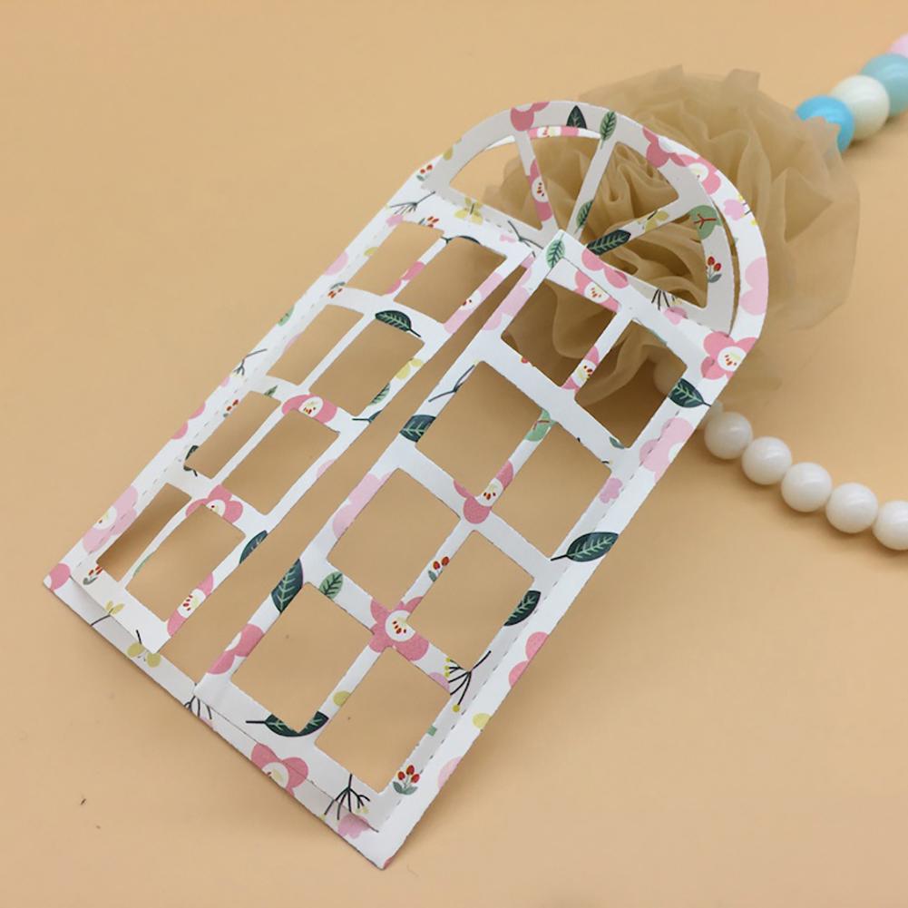 Reusable Carbon Steel Background Window Frame Cutting Die Scrapbook DIY Stencil