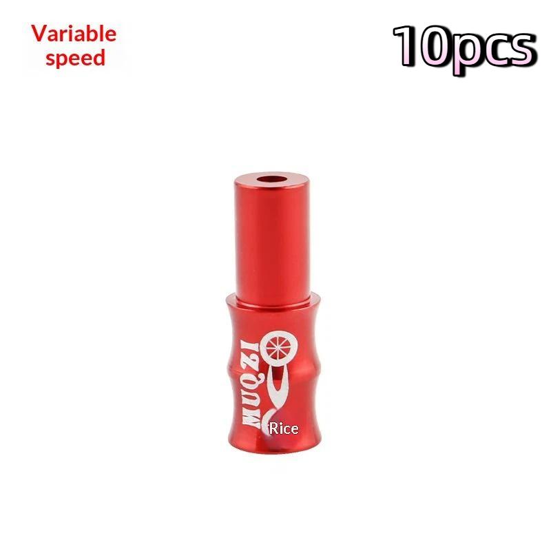 10Pcs Bicycle Brake Shift Cable Housing End Caps Aluminum Alloy Protective Cable Ends Line Cap Wire Tube Plugs