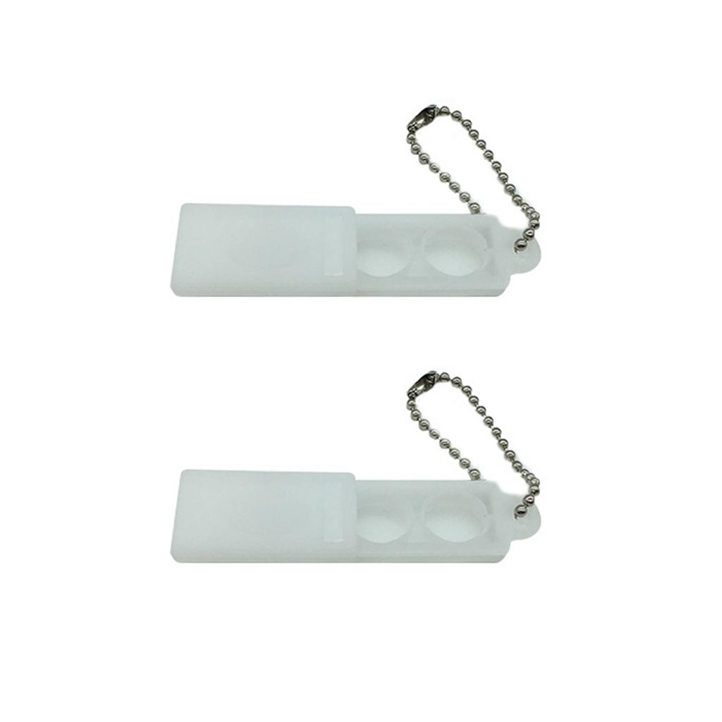 Portable Battery Carrying Case For Hearing Aid Cochlear Devices Dual Storage Compact PP Material Dustproof Design