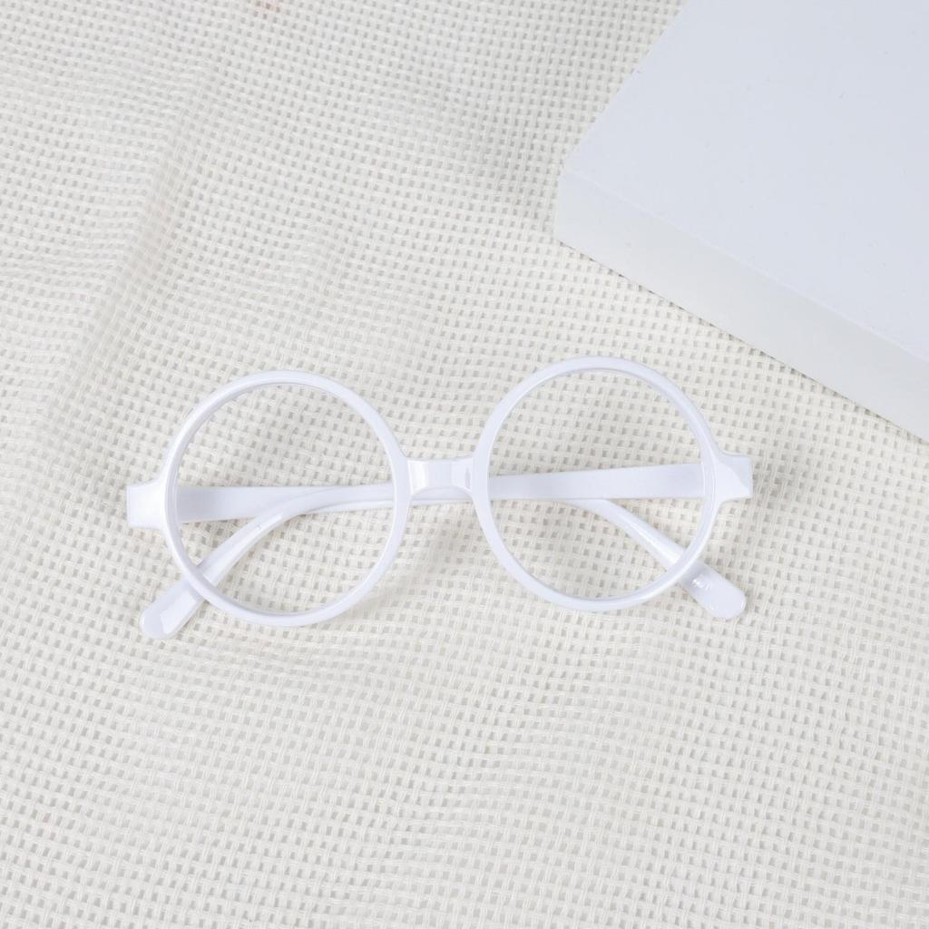 Korean-Style Fashionable Round Frame Decorative Glasses for Kids - No Lenses, Unisex Trendy Glasses for Boys and Girls