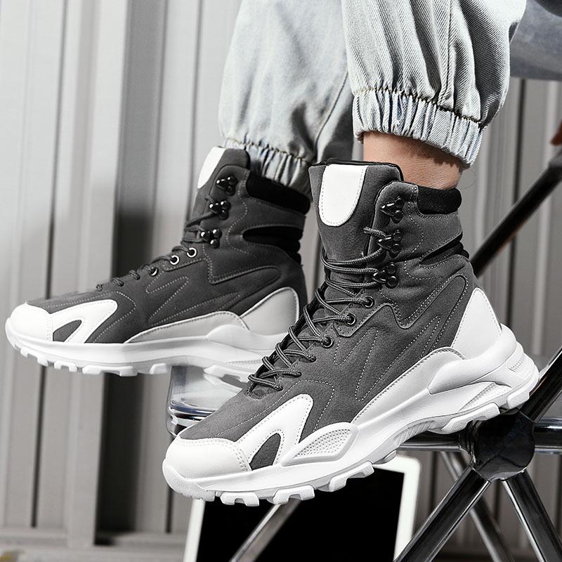 "Men's High-Top Functional Motorcycle Martin Boots - 2024 Autumn/Winter"