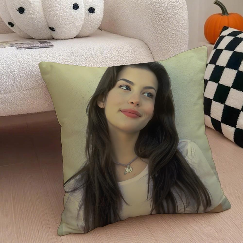 LLiv Tyler Cushion Cover Throw Pillow Cover Hidden Button Durable Polyester Chair Cushion