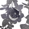 3D Hollow Water-Soluble Lace Embroidery Applique Accessory Set