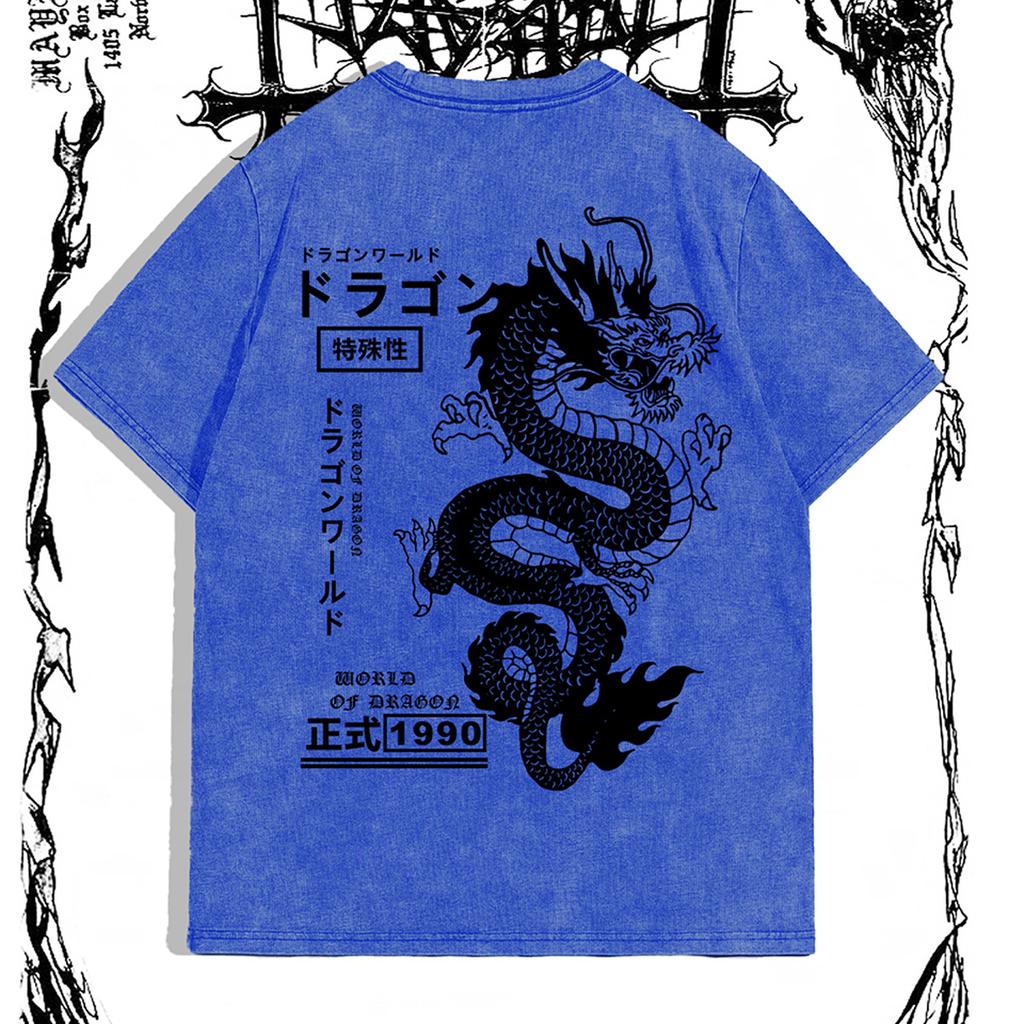 T-shirt Grafica da Uomo Unisex Cotone Oversize Manica Corta Vintage Streetwear Maglietta Casual Top