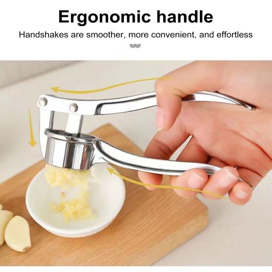 Home Knoblauchpresse Zerkleinerer Küche Edelstahl Knoblauchhacker Zerstampfer Auspresser