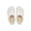 Crocs Round Toe Easy Silent Clogs Unisex Clogs White 210069-100
