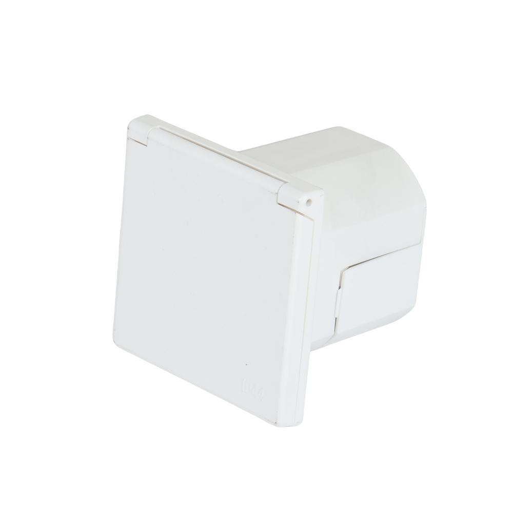 1PC Waterproof Plug Socket Camper 240V 16A External Flush Hook Up Mounts Flush Apply To Caravan Camper AccessoriesGood product