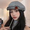 Korean Chic Style Y2k Button Beret Hat With Vintage Appeal And Comfortable Fit All For