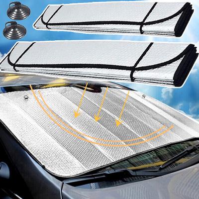 Parasolar universal pliabil pentru parbriz auto Protecție UV Protecție solară Parasolar iluminabil pentru parbriz