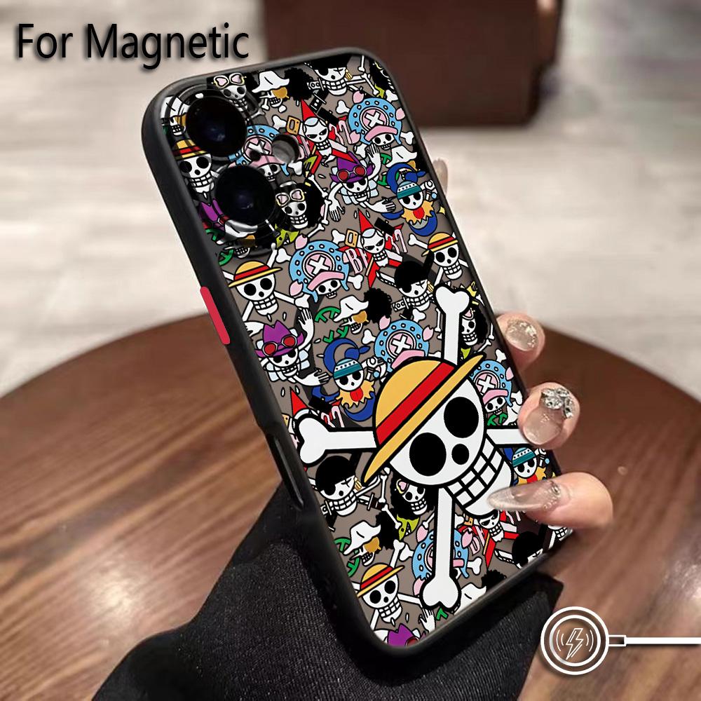 Anime Ones Pieces Luffys Zoros Phone Case for iPhone 17 16 15 14 13 12 11 Air Pro Max Mini XR XS X 7 8 6 6s Plus Matte Magnetic