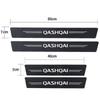 Carbon Fiber Car Door Sill Threshold Anti Protective Stickers Decals For Nissan Qashqai Rear Trunk Bumper Anti Scratch Strips