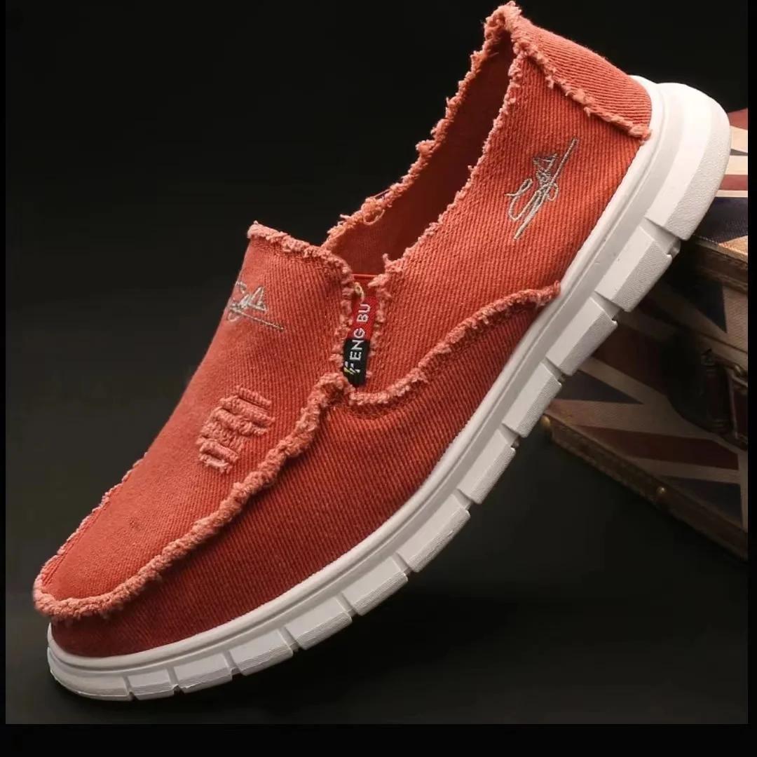 Scarpe da ginnastica casual in tela da uomo, scarpe vulcanizzate di alta qualità, per uomo, in offerta, taglia 44, stile coreano classico originale, in saldo, 45._voghion.com