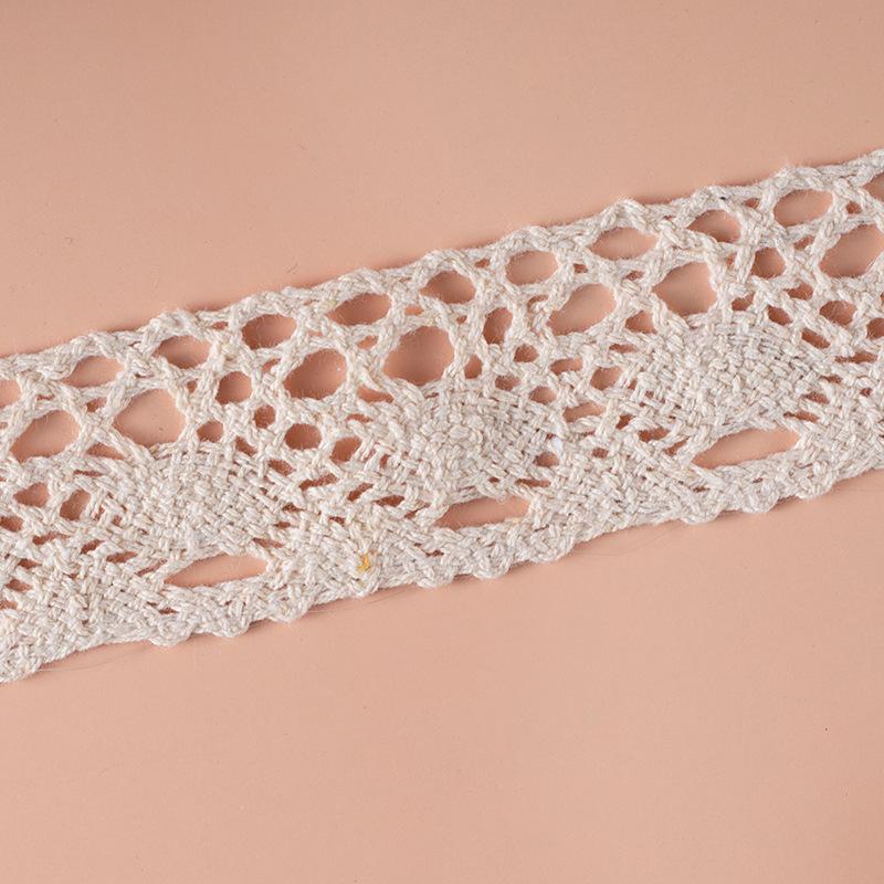 10M/90M/180M Cotton Thread Lace Curtain Decorative Wide Fabric Tablecloth Sofa Cushion Lace Accessories