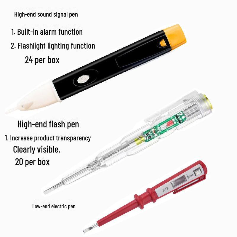 Upgraded Multi-Function Electrician's Electric Pen with Dual-Color High Light Induction for Broken Wire Detection