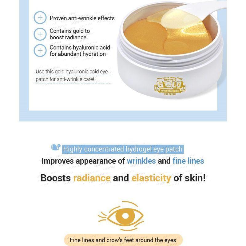 Elizavecca Hell-Pore Gold Hyaluronic Acid Eye Patch