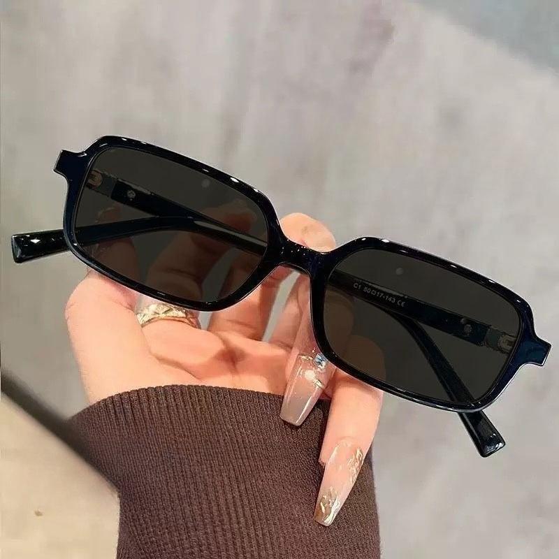 Korean Square Frame Myopia Sunglasses for Women New Trendy High-end Sun Glasses for Myopia Outdoor UV Protection Near Sight Sunglasses