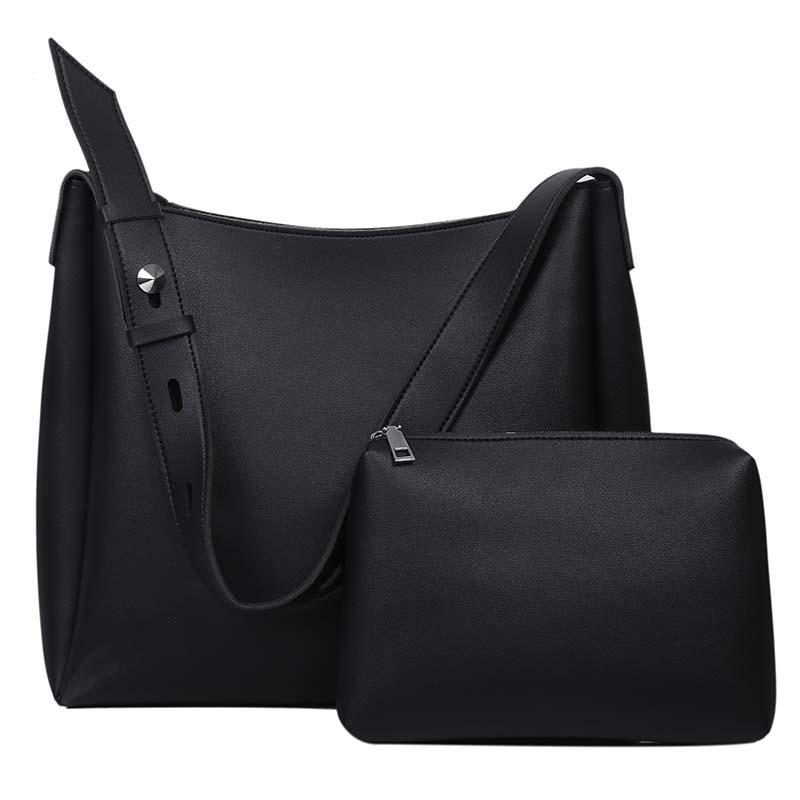 Autumn New Fashion Large Capacity Tote Mother and Child Bag Two Piece Set Shoulder Bag for Women