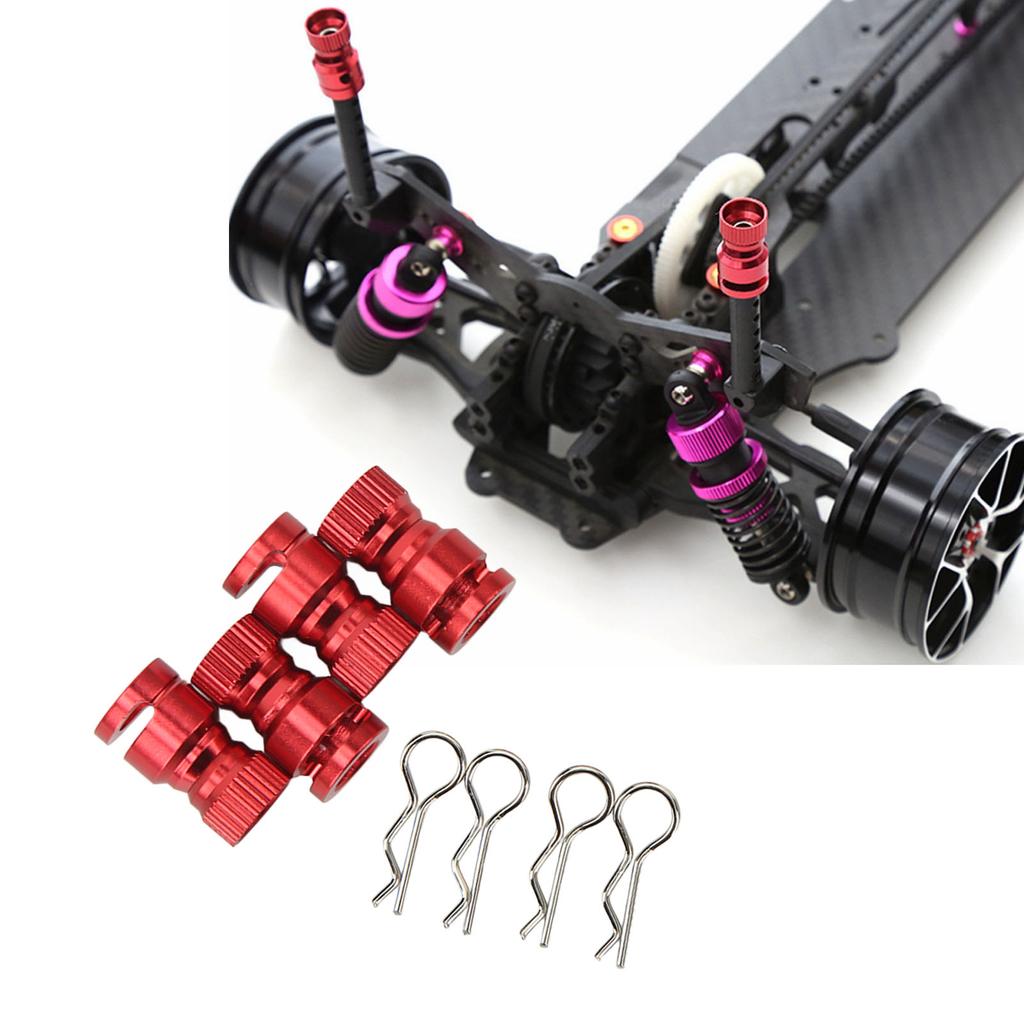 4Pcs Metal RC Body   Mount Column Hole Locator Magnetic Car   Hole Locator for PC PVC   RC Car