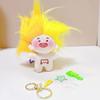 Missing Teeth DIY Hairstyle Plush Doll No Clothes Funny Toothless Doll  Pendants