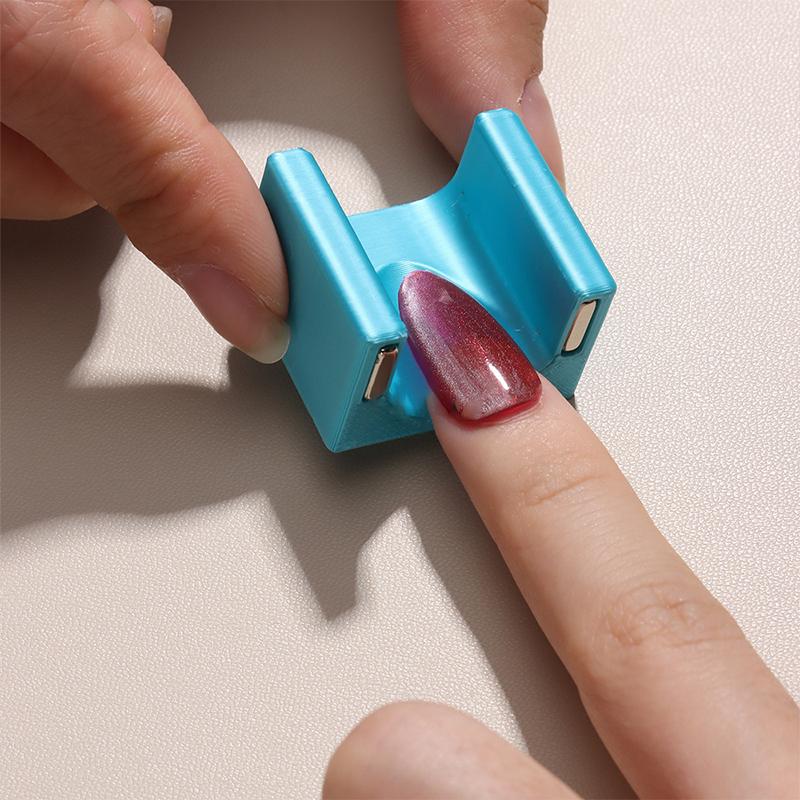 Magnete Occhio di Gatto Bordo Largo Effetto Luce 5D Occhio di Gatto Automatico Aspirazione Strumento Professionale Fai da Te Salone Uso Domestico Strumento per Unghie French Occhio di Gatto