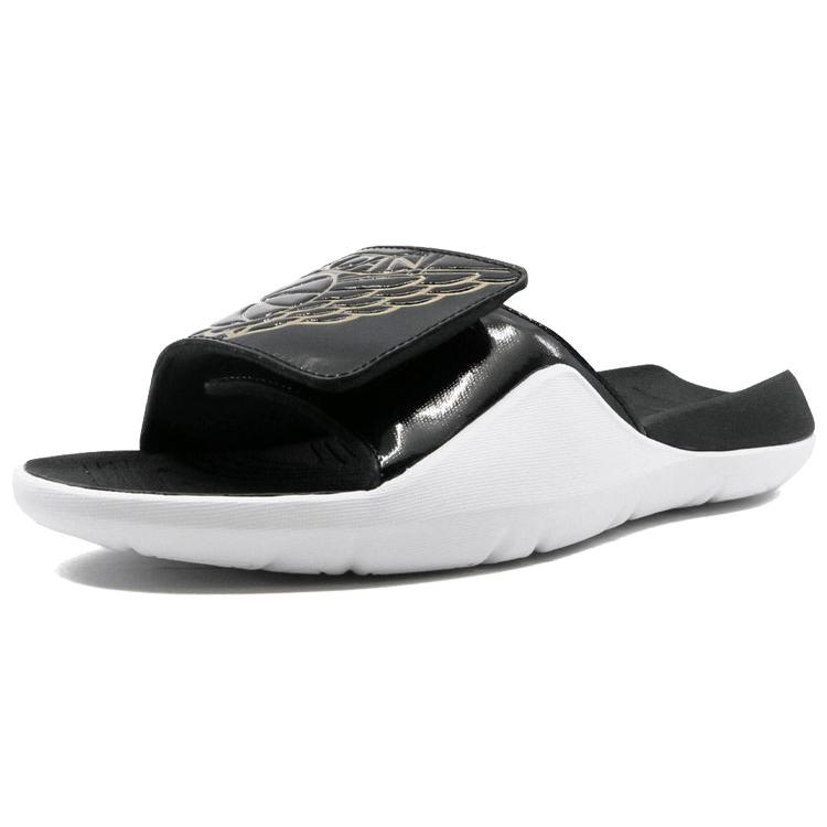 Jordan Hydro 7 Black Metallic Gold White GS AA2516-021
