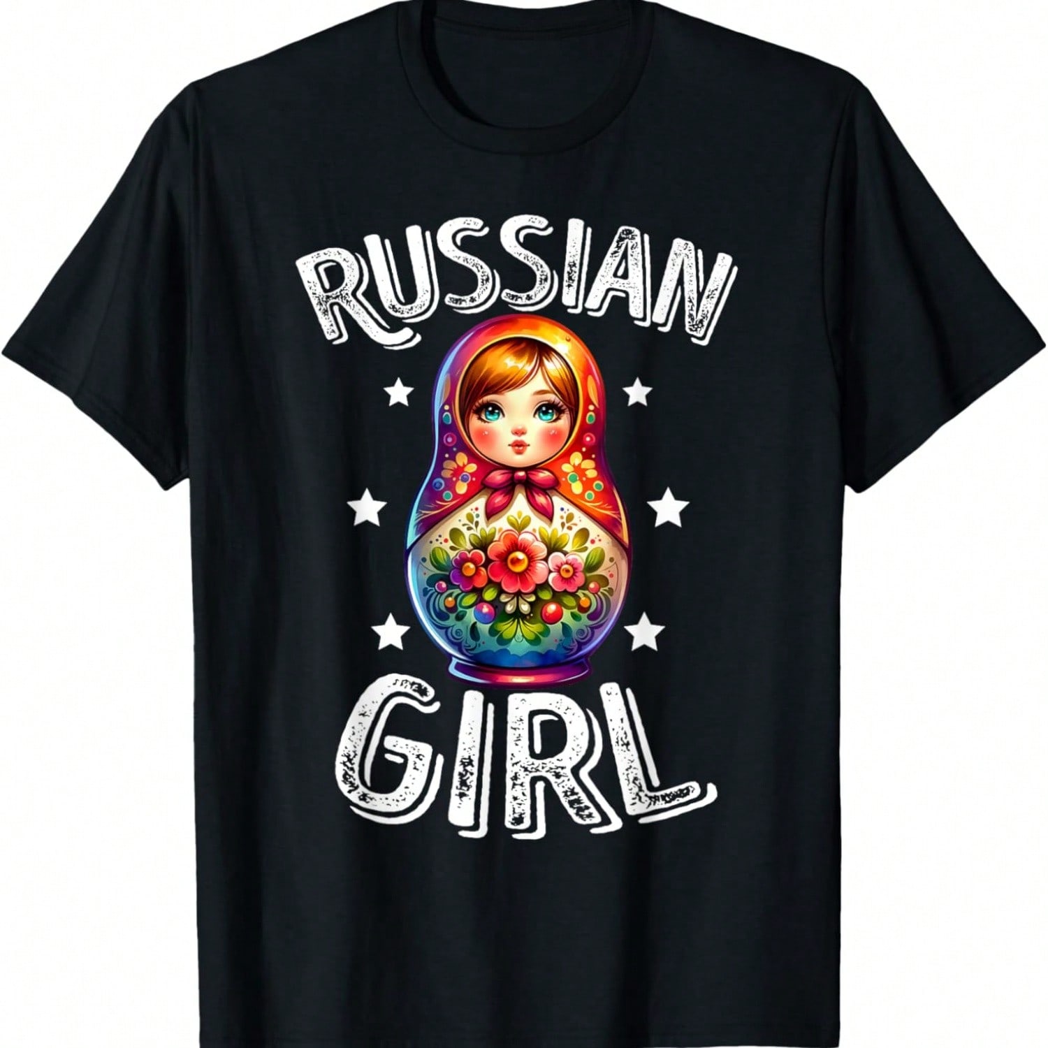 Russian Girl! Matryoshka T-Shirt S разноцветный