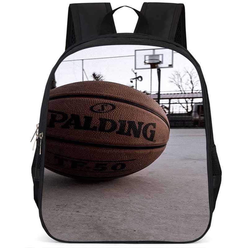 Sac à dos scolaire élégant Basketball 15 pouces Grande capacité Léger Pour Garçons et Filles